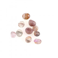 Perle Naturelle Ovale 6 x 8 mm Améthyste - 10 pcs