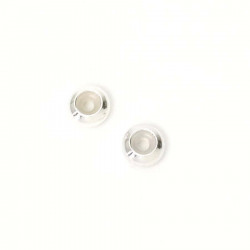 Perle Stoppeur 7 mm Argenté 925 - 2 pcs