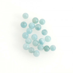 Perle Naturelle Ronde 4 mm Amazonite - 20 pcs