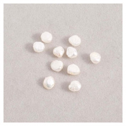 Perle Nacre Naturelle 5 mm 10 pcs