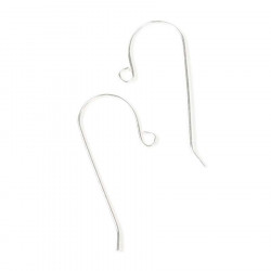 Crochet Boucle d'oreille Argenté 925 - 4 pcs