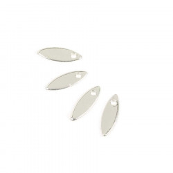 Pendentif Navette Argenté 925 - 4 pcs