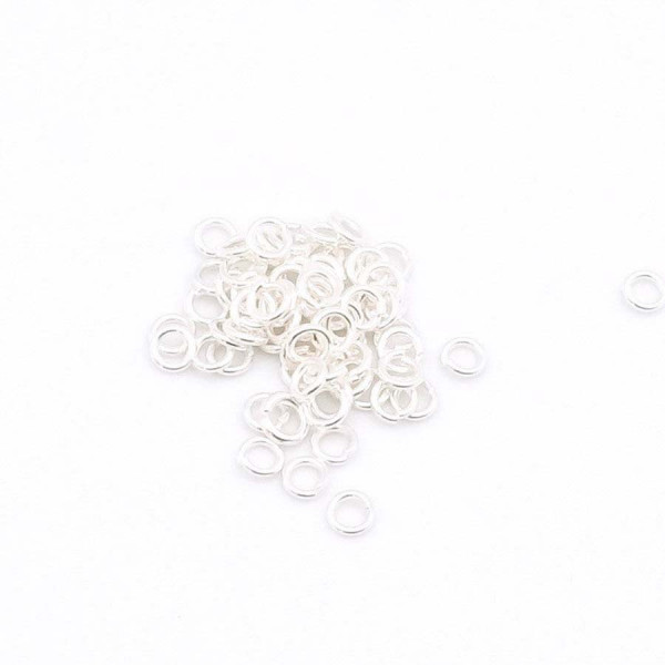 Anneau Ouvert 3 mm - Argenté 925 - 50 pcs