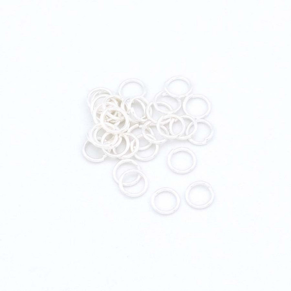 Anneau Ouvert 6 mm Argenté 925 - 50 pcs