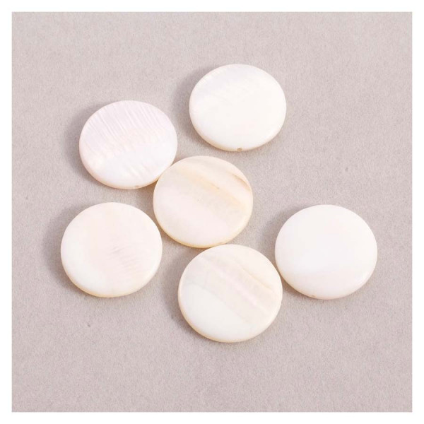 Perle Palet Nacre Naturelle - 6 pcs