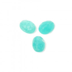 Cabochon Pierre Naturelle Ovale Facetté 6 x 8 mm Amazonite