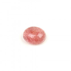 Cabochon pierre naturelle Ovale 8 x 10 mm Quartz Fraise