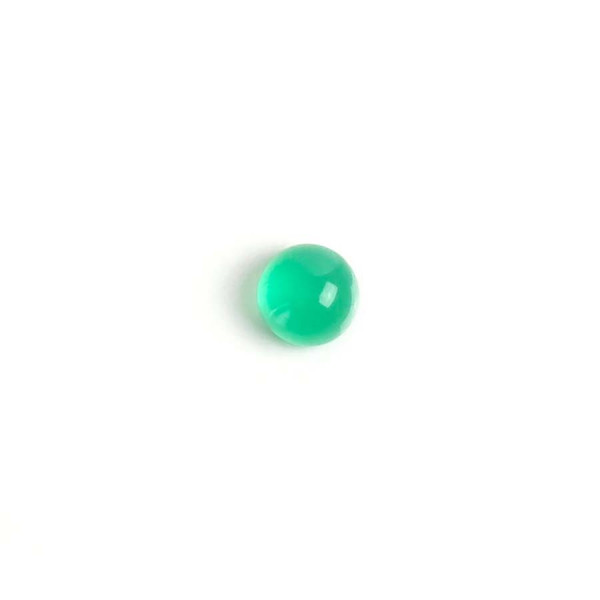 Cabochon Pierre Naturelle Rond 6 mm Onyx Vert