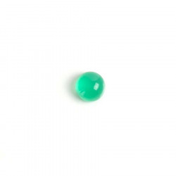 Cabochon Pierre Naturelle Rond 6 mm Onyx Vert