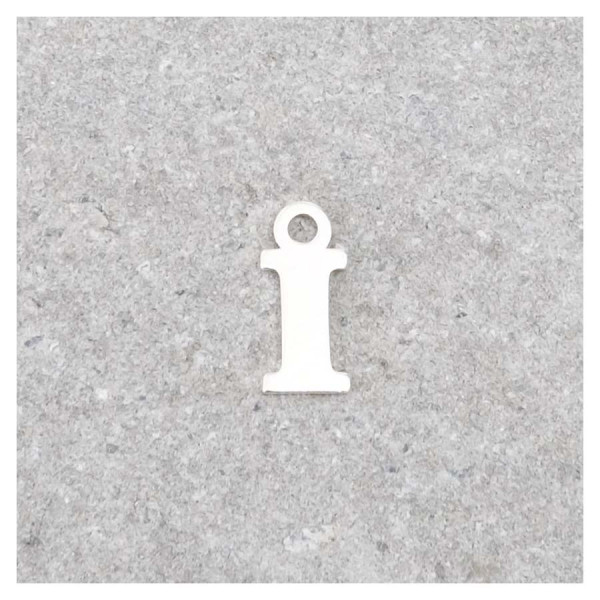 Pendentif Lettre I - Argent Massif 925