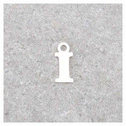 Pendentif Lettre I - Argent Massif 925