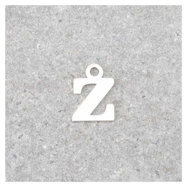 Pendentif Lettre Z - Argent Massif 925