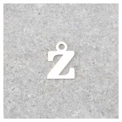 Pendentif Lettre Z - Argent Massif 925