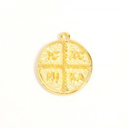 Pendentif Talisman Doré à l'or fin 24K