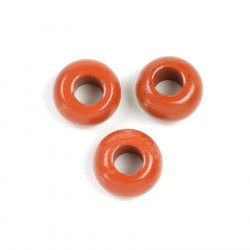 Perle Naturelle Donuts 14 mm Jaspe Rouge
