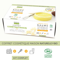 Coffret cosmétique maison Baume généreux au Karité