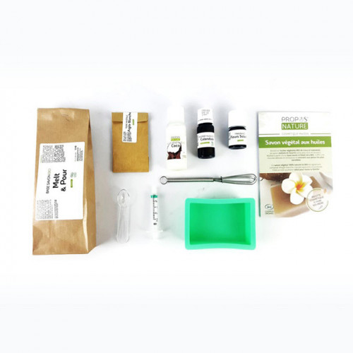 Coffret cosmétique maison Savon végétal aux huiles