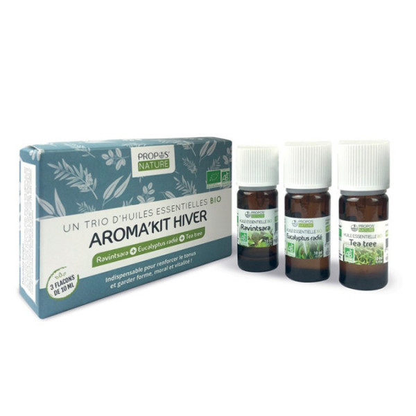 Aroma’Kit Hiver 3 Huiles essentielles Bio