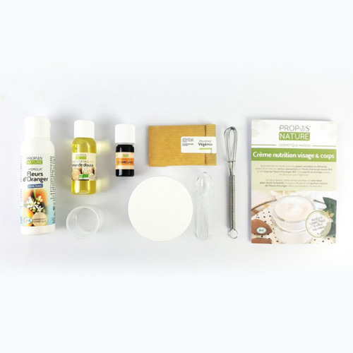 Coffret cosmétique maison Crème nutrition visage et corps