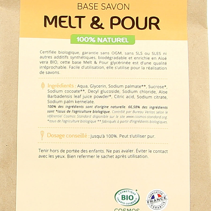Savon Melt&Pour Bio 200 g