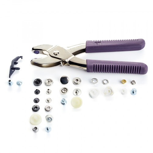 Mallette Vario Plus avec Pince Vario, Boutons-pression et Œillets