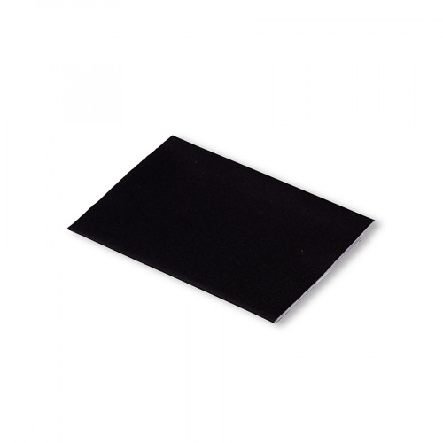 Pièce autocollante thermocollante en Nylon 6,5 x 14 cm Noir