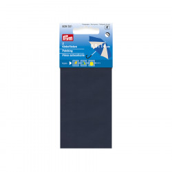 Pièce autocollante thermocollante en Nylon 6,5 x 14 cm Marine