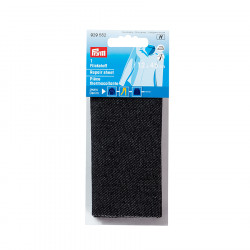 Pièce de réparation thermocollante Jeans 12 x 45 cm Noir