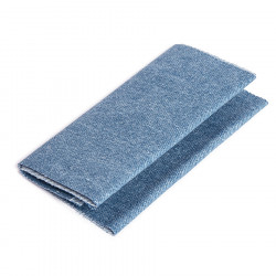 Pièce de réparation thermocollante Jeans 12 x 45 cm Bleu moyen