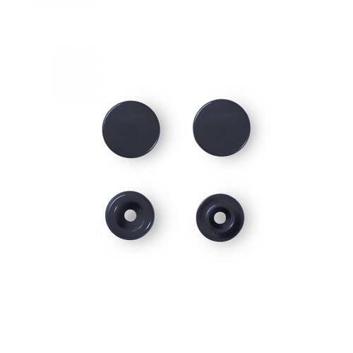 Bouton-pression Color Snaps 12,4 mm Rond 30 pcs Bleu marine