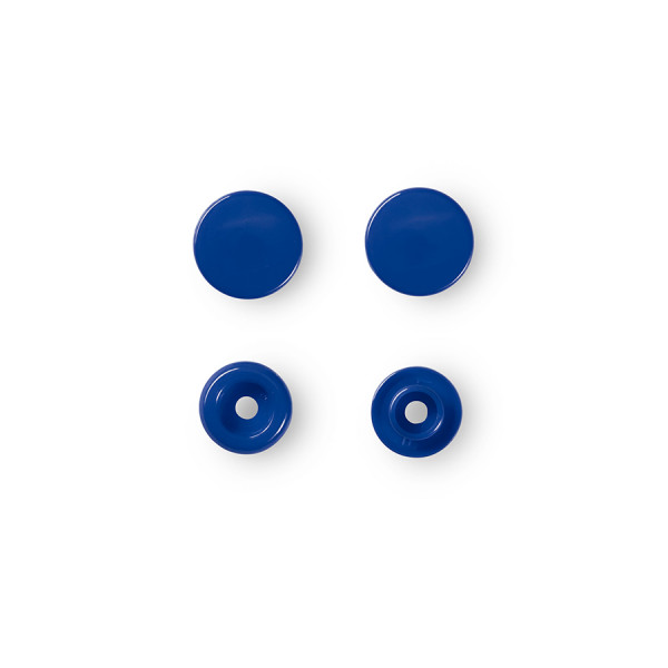 Bouton-pression Color Snaps 12,4 mm Rond 30 pcs Bleu royal