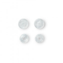 Bouton-pression Color Snaps 12,4 mm Rond 30 pcs Transparent brillant