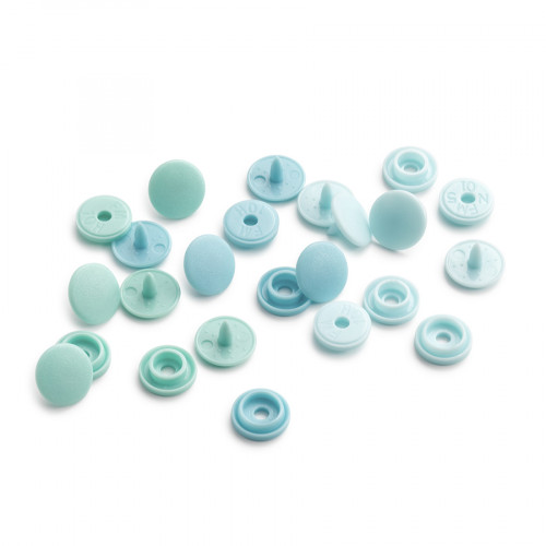 Bouton-pression Color Snaps Mini Rond 9 mm 36 pcs Menthe