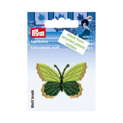 Écusson Thermocollant Recyclé Papillon Vert