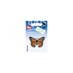 Écusson Thermocollant Recyclé Papillon Marron