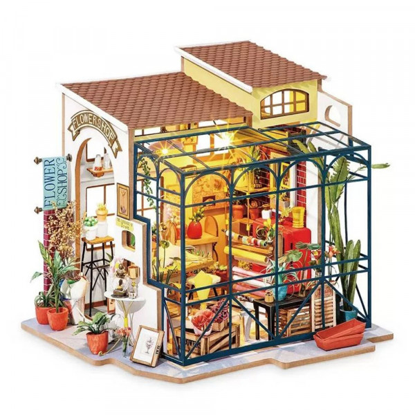 Maison miniature DIY Emily's flower shop