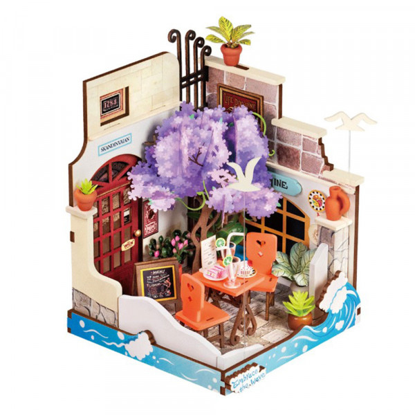 Maison miniature DIY Sea holiday restaurant