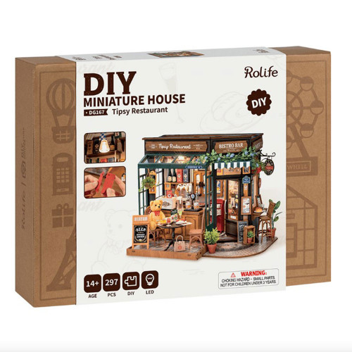 Maquette Maison miniature Tipsy Restaurant