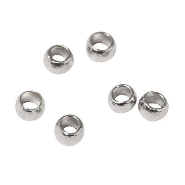 Perle à écraser ø 0.8/1.5 mm 40 pcs Couleur Platine