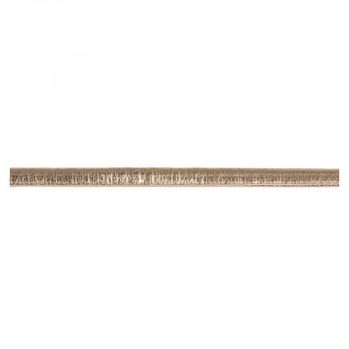 Cordon Plat ø 3 mm x 2 m Cuir synthétique Or