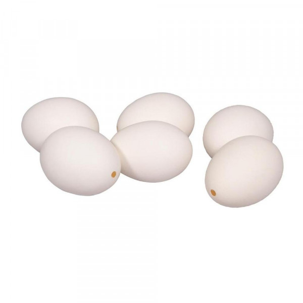 Œufs de poule soufflés 4,5 x 5,8 cm - 6pcs