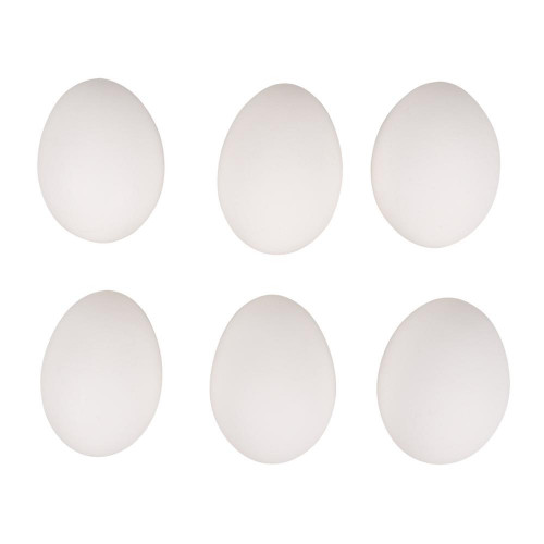 Œufs de poule soufflés 4,5 x 5,8 cm - 6pcs
