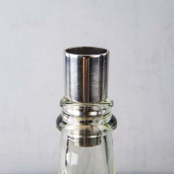 Porte-bouteilles bougies argent - Rayher
