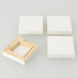 Lot de 4 mini châssis Créa 5 x 5 cm