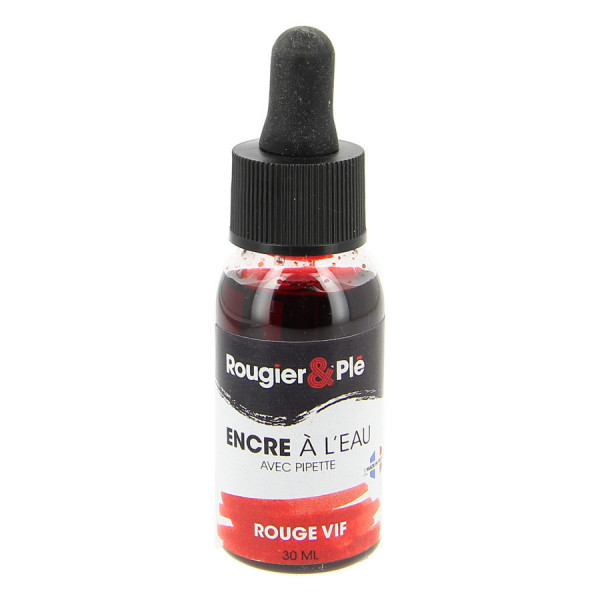 Encre à l'eau 30 ml R&P Rouge vif