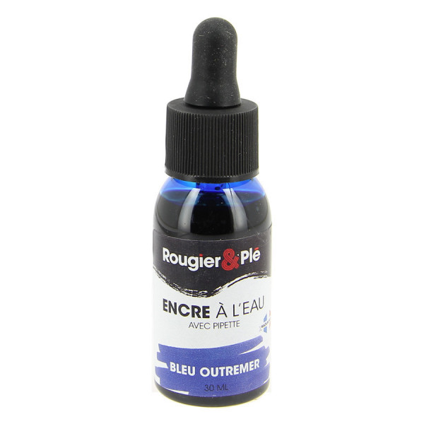 Encre à l'eau 30 ml R&P Bleu outremer