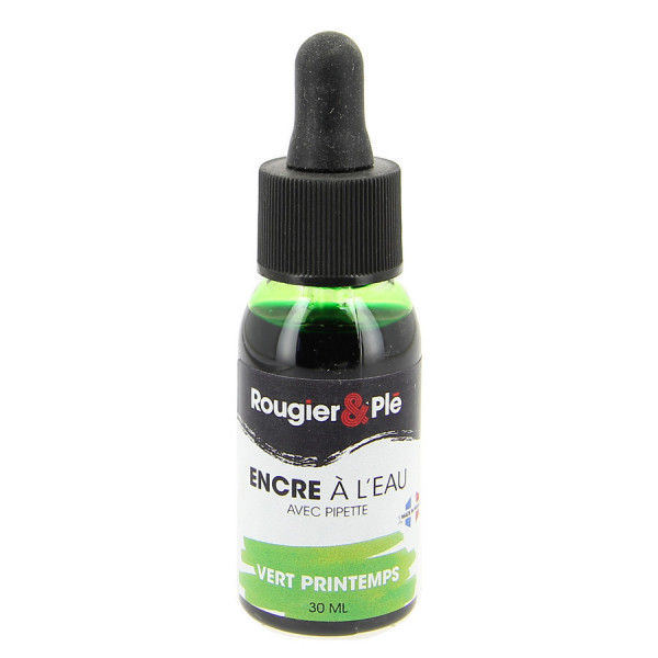 Encre à l'eau 30 ml R&P Vert printemps