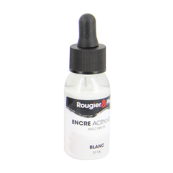 Encre acrylique 30 ml R&P Blanc