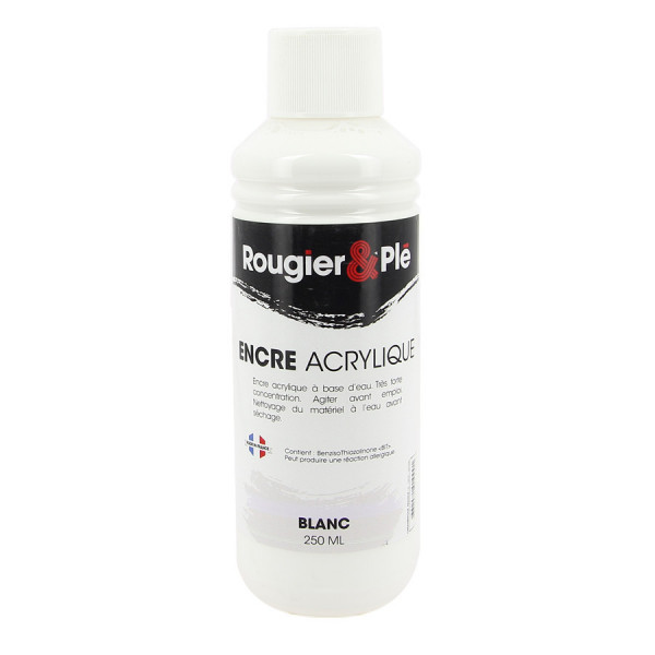 Encre acrylique 250 ml R&P Blanc