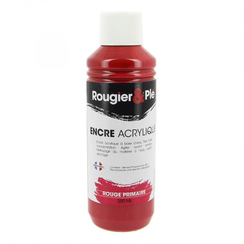 Encre acrylique 250 ml R&P Rouge primaire